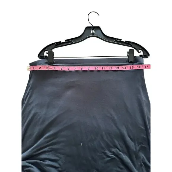 SewRed - Maxi Mermaid Tie Dyed Grayish Blue/ Black Skirt - XL - Picture 5 of 11